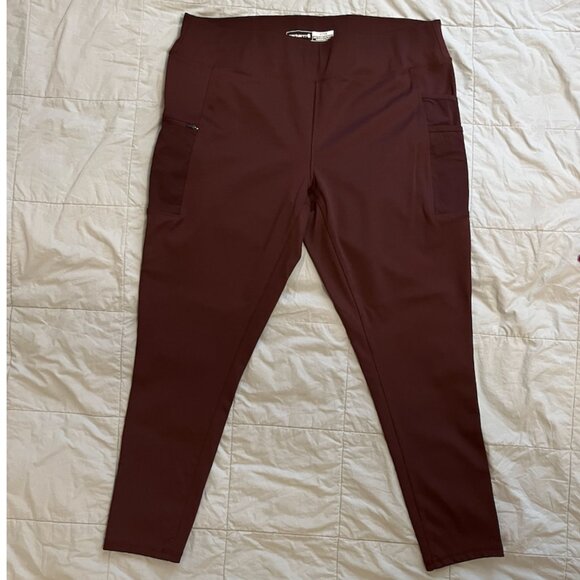 Carhartt Women's Force Lightweight Utility Legging in Brown - Picture 7 of 10